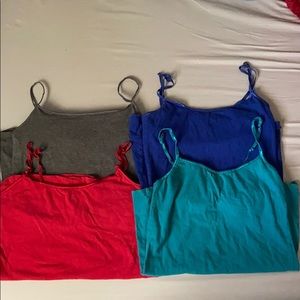 4 pc lot of cami tank tops